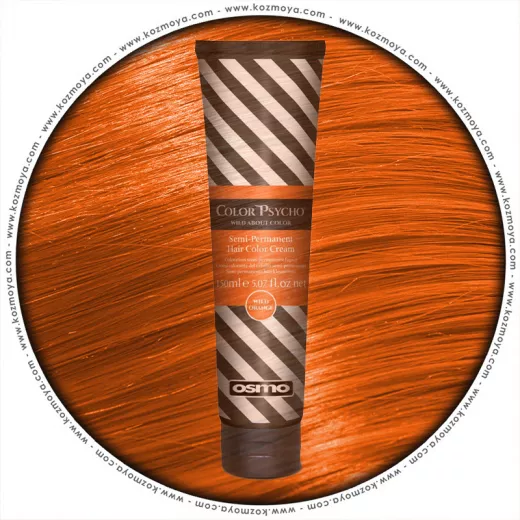 OSMO Color Psycho Amonyaksız Yarı Kalıcı Krem Saç Boyası 150ml | Wild Orange - Turuncu