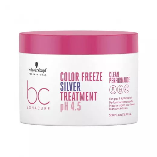 Schwarzkopf BC Bonacure Color Freeze Renk Koruma Beyaz ve Gri Saçlar İçin Gümüş Yansıma Maskesi 500ml