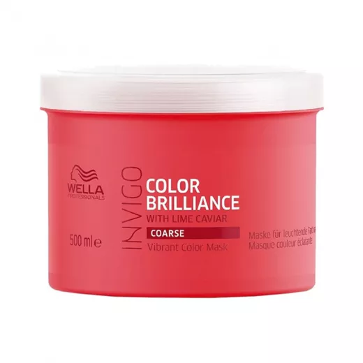 Wella Color Brilliance Kalın Telli Boyalı Saçlar İçin Düzleştirici Renk Koruyucu Parlaklık Maskesi 500ml
